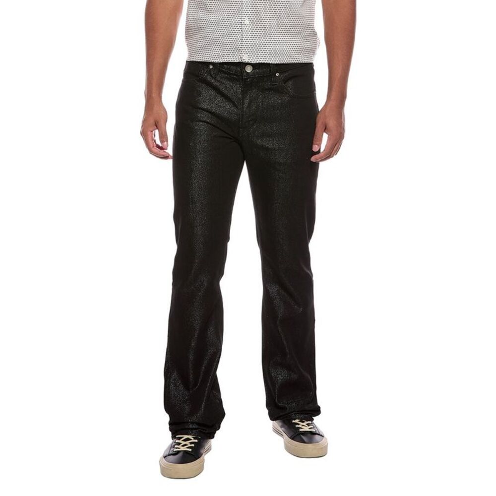Hudson Jeans Mens Walker Kick Flare Jean, Navy